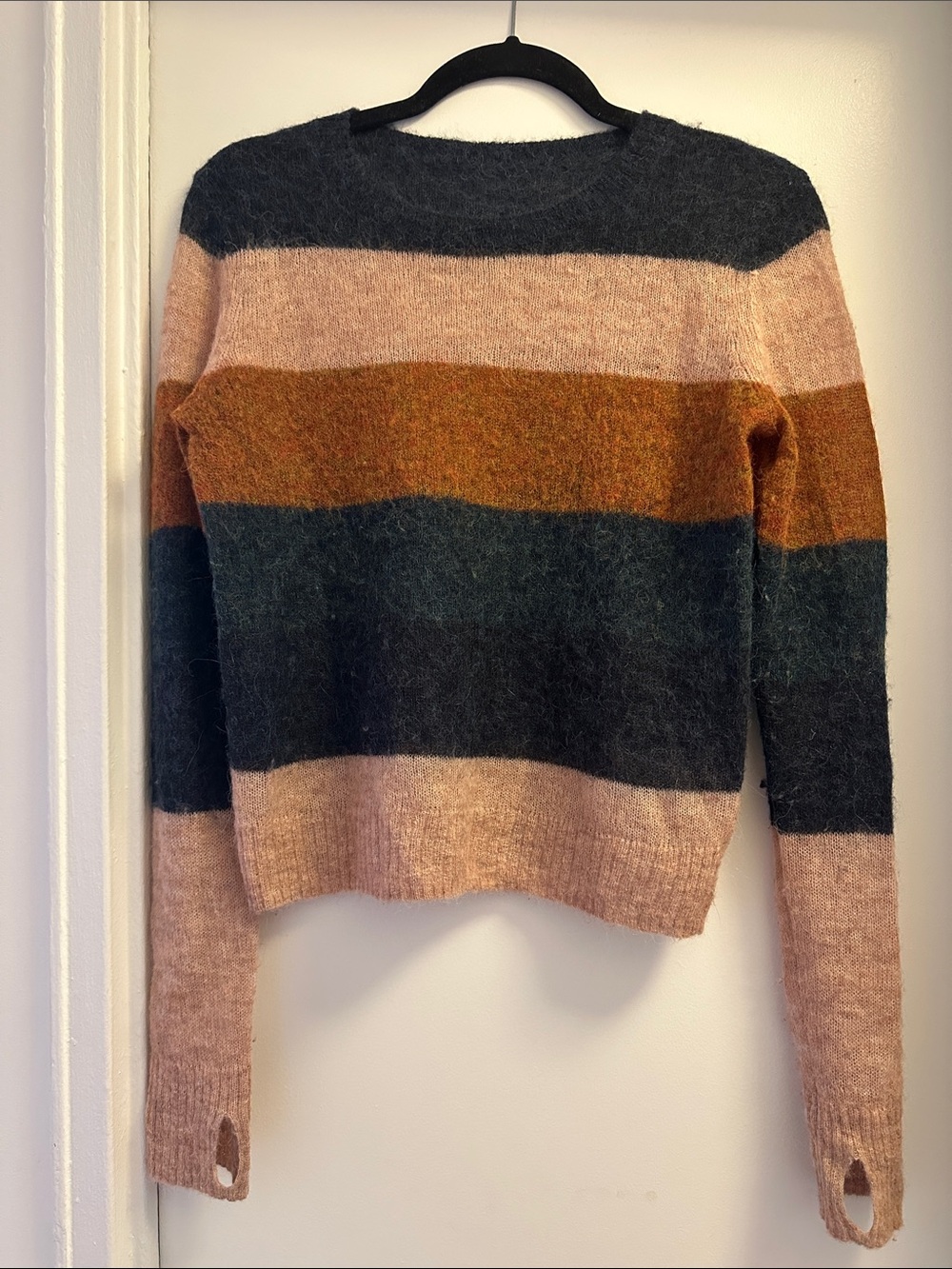 Alpaca Striped Crewneck